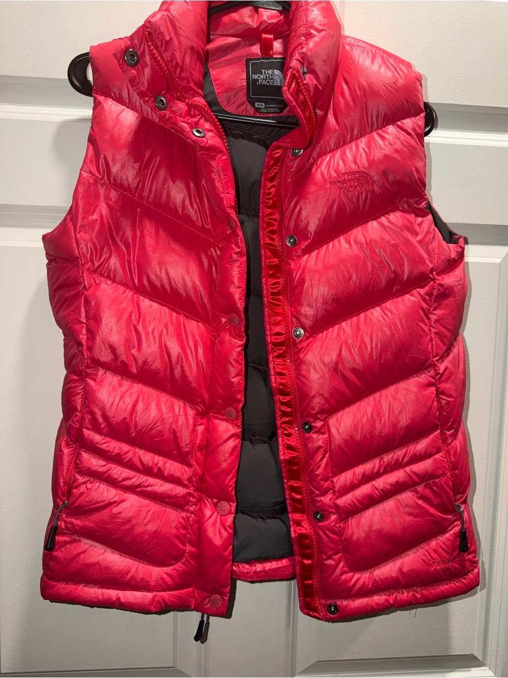 The North Face Women's Pink Puffer Vest 700 series